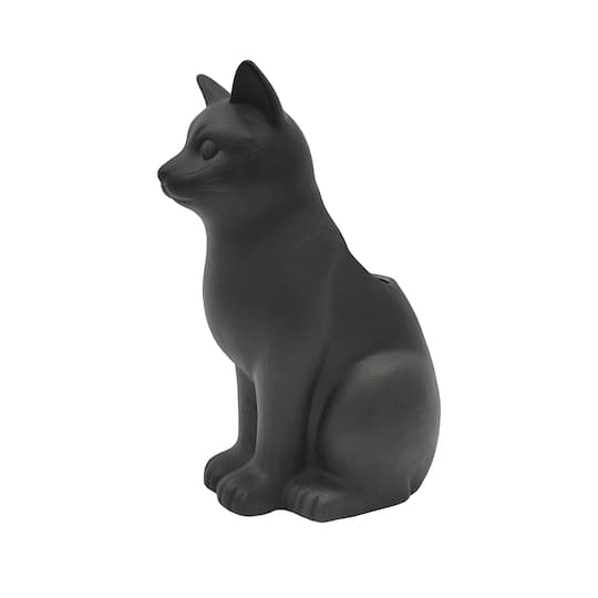 12" Black Cat Vase by Ashland®